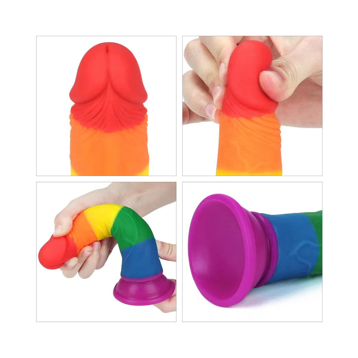 Dildo Realistico Pride Edition 18,5 cm Dildo Realistico Pride Edition 18,5 cm