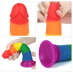 Dildo Realistico Pride Edition 18,5 cm Dildo Realistico Pride Edition 18,5 cm