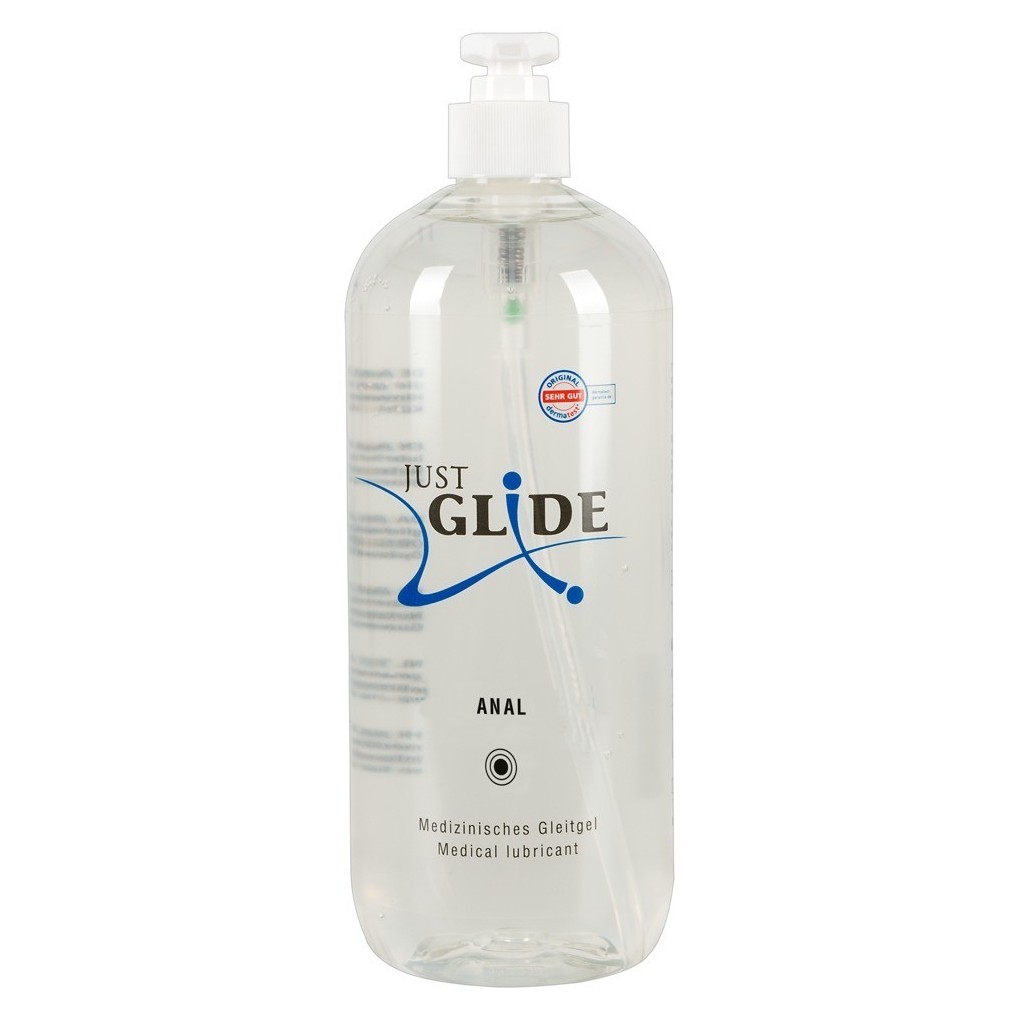 Lubrificante Anale gel intimo a base acqua just glide anal 1000 ml