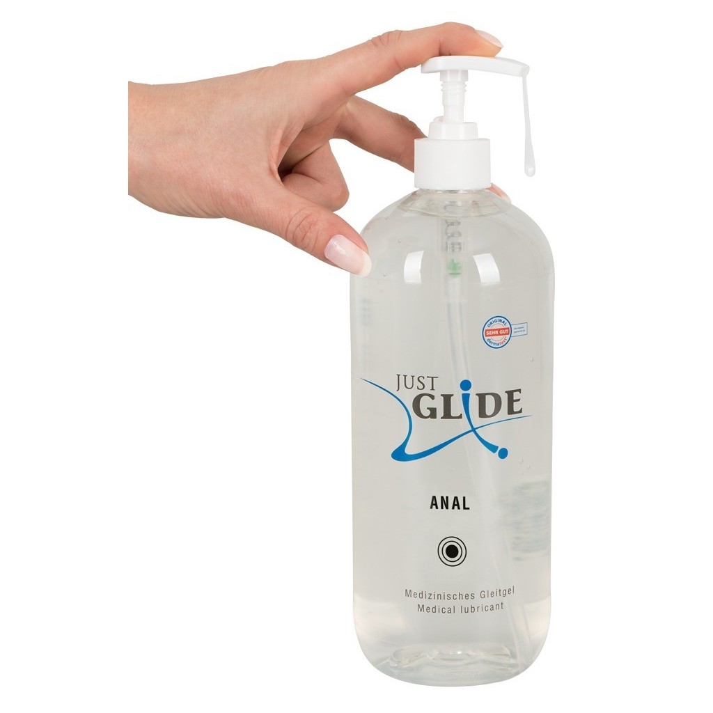 Lubrificante Anale gel intimo a base acqua just glide anal 1000 ml