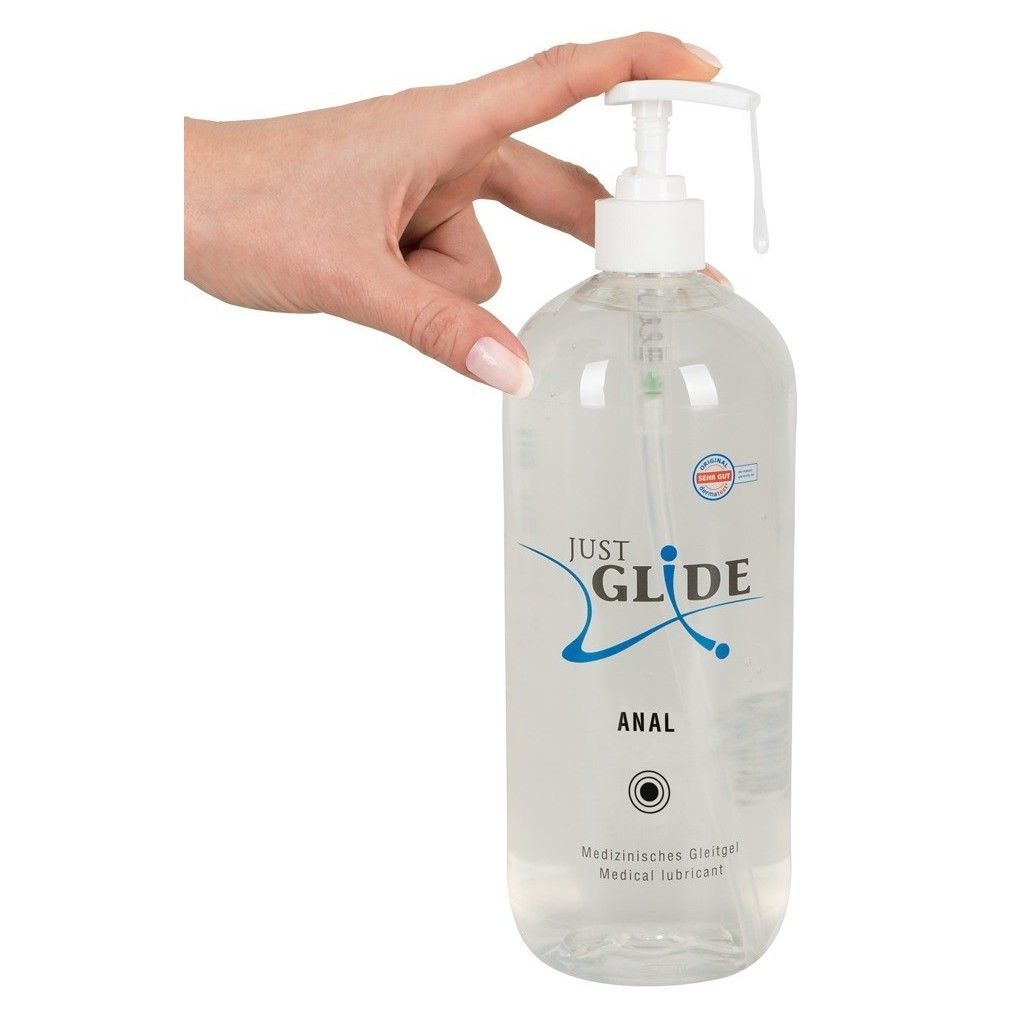 Lubrificante Anale gel intimo a base acqua just glide anal 1000 ml