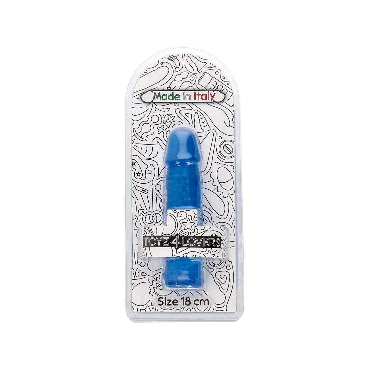 Dildo Realistico in Jelly Goti 18 cm Dildo Realistico in Jelly Goti 18 cm
