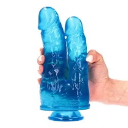 Dildo Doppio jelly con ventosa Relo 20,5 cm