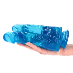 Dildo Doppio jelly con ventosa Relo 20,5 cm
