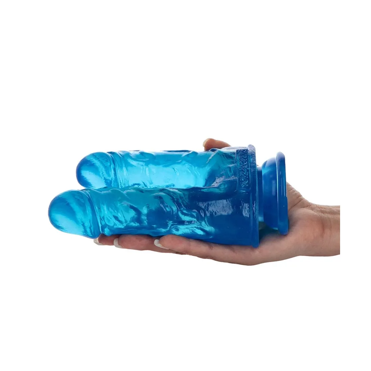 Dildo Doppio jelly Cabe con ventosa 17,5 cm Dildo Doppio jelly Cabe con ventosa 17,5 cm