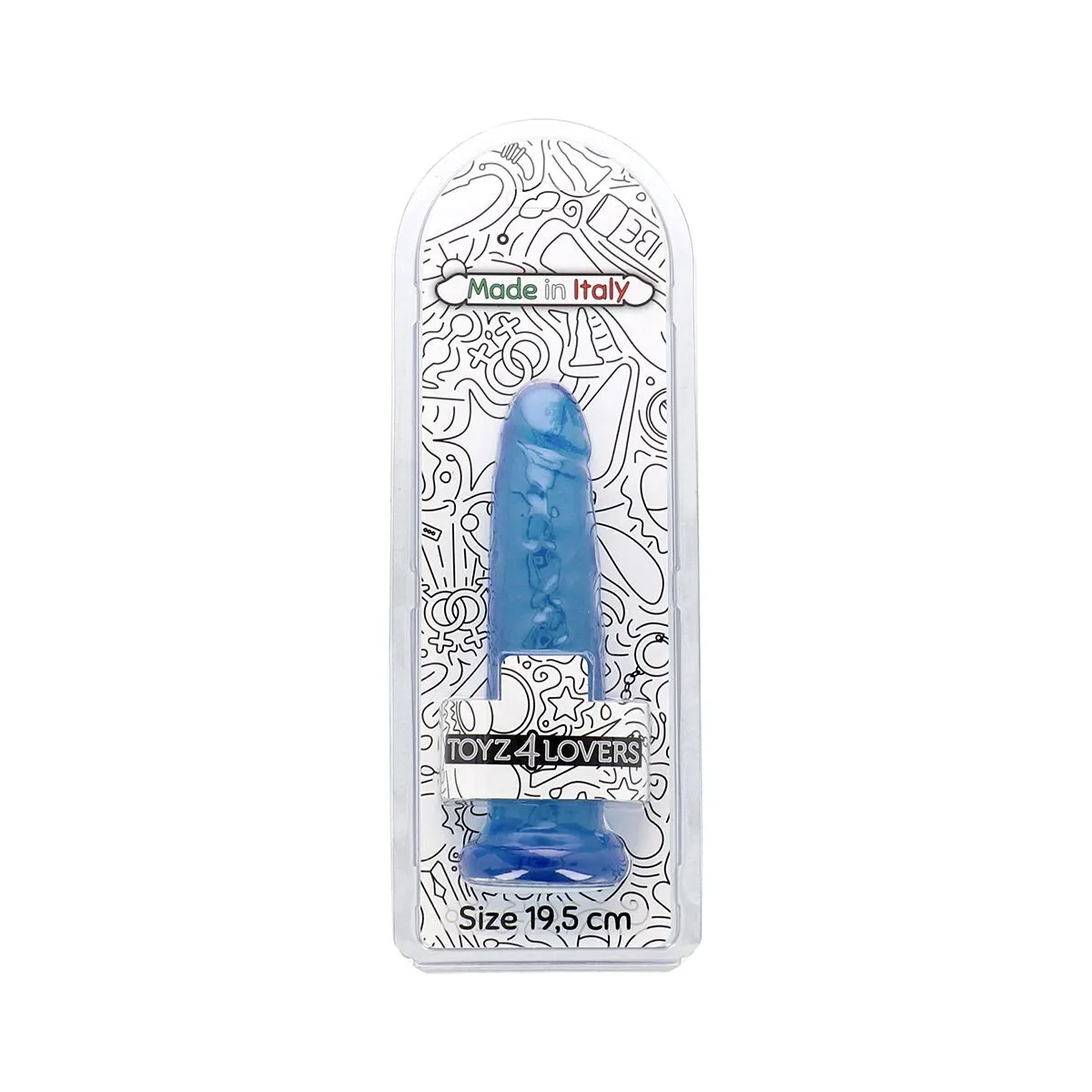 Dildo realistico Mec in jelly 19,5 cm