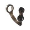 Plug anale e anello pene grigio fumo 11,5 cm Plug anale e anello pene grigio fumo 11,5 cm