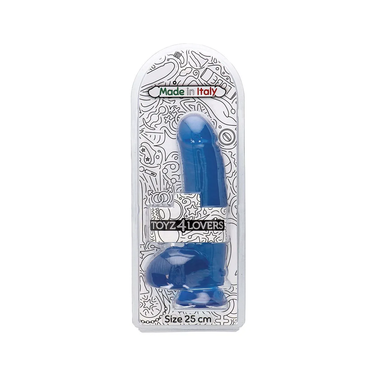 Dildo XL Realistico Aiace in jelly 25 cm