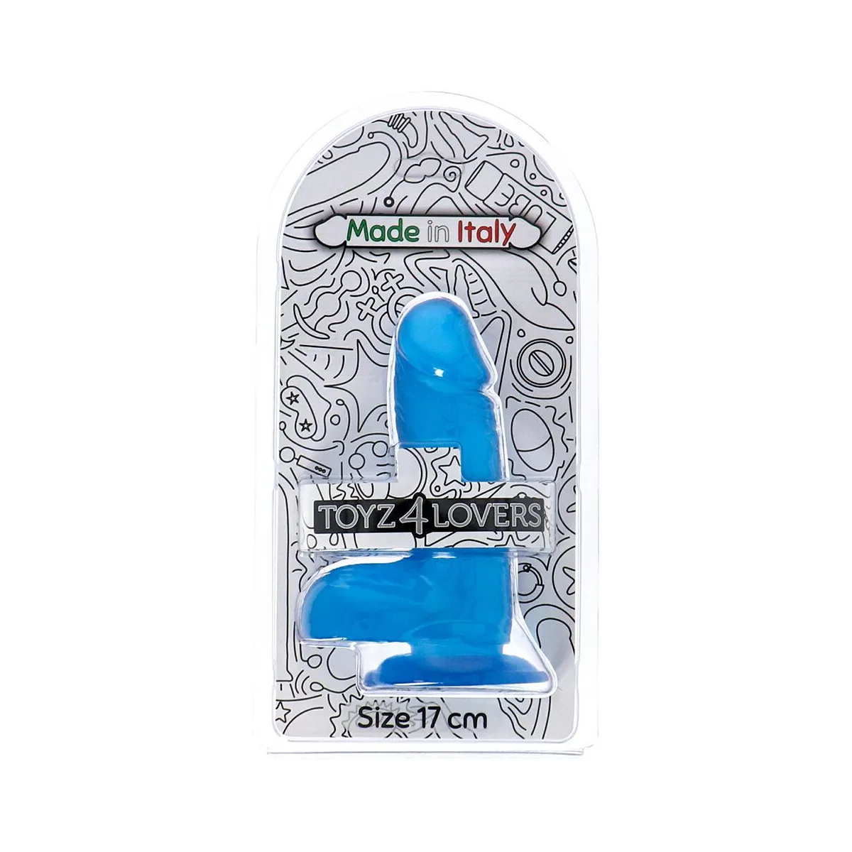 Dildo Realistico Jelly e ventosa Thiago 17 cm