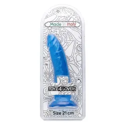 Dildo Realistico slim in jelly Clearco 21 cm Dildo Realistico slim in jelly Clearco 21 cm