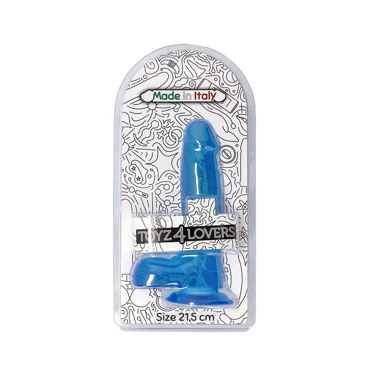 Dildo Realistico in Jelly Delyor 21,5 cm Dildo Realistico in Jelly Delyor 21,5 cm