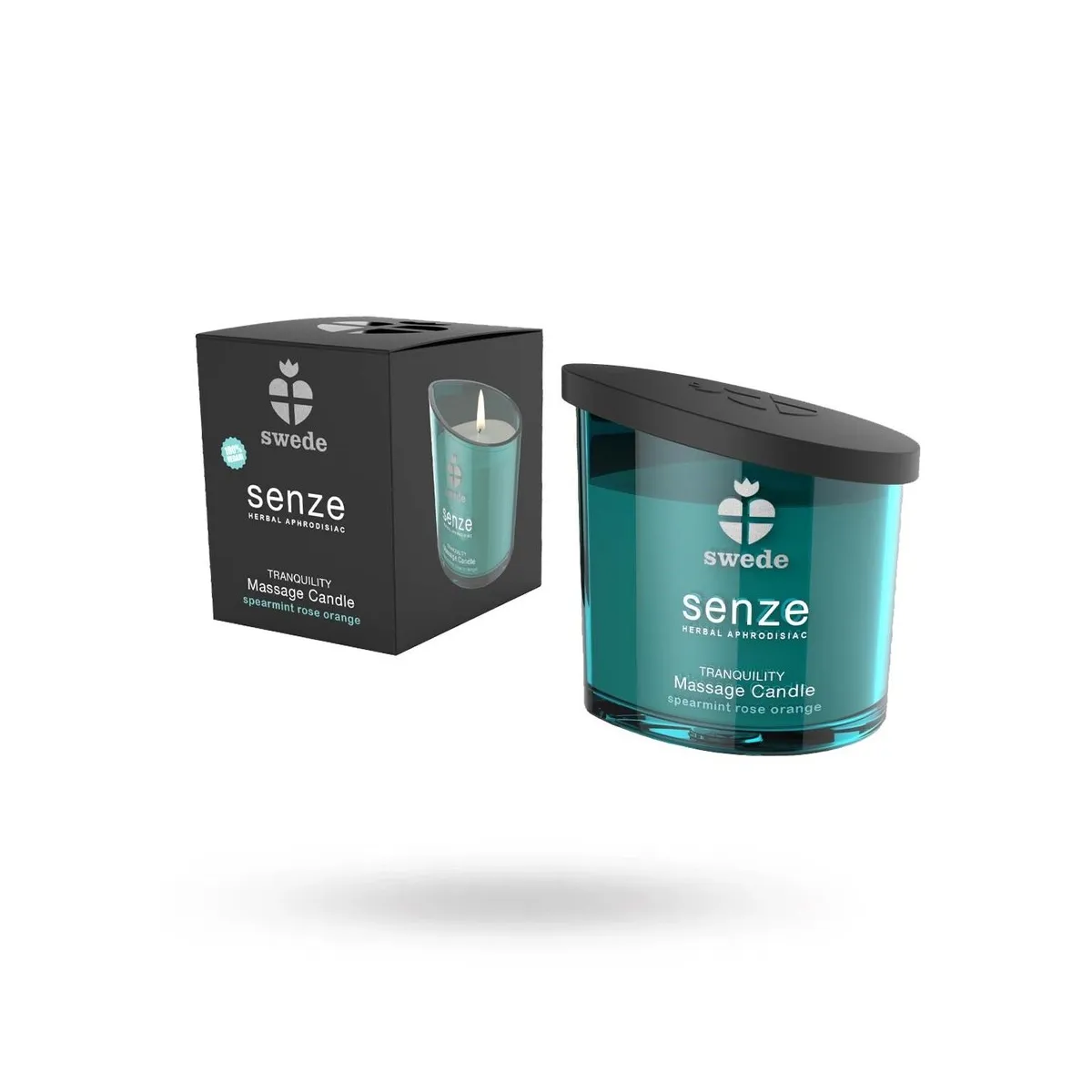 Candela massaggio menta arancia e rosa 50 ml