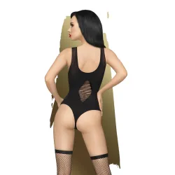 Body Sexy con scollatura profonda nero Body Sexy con scollatura profonda nero