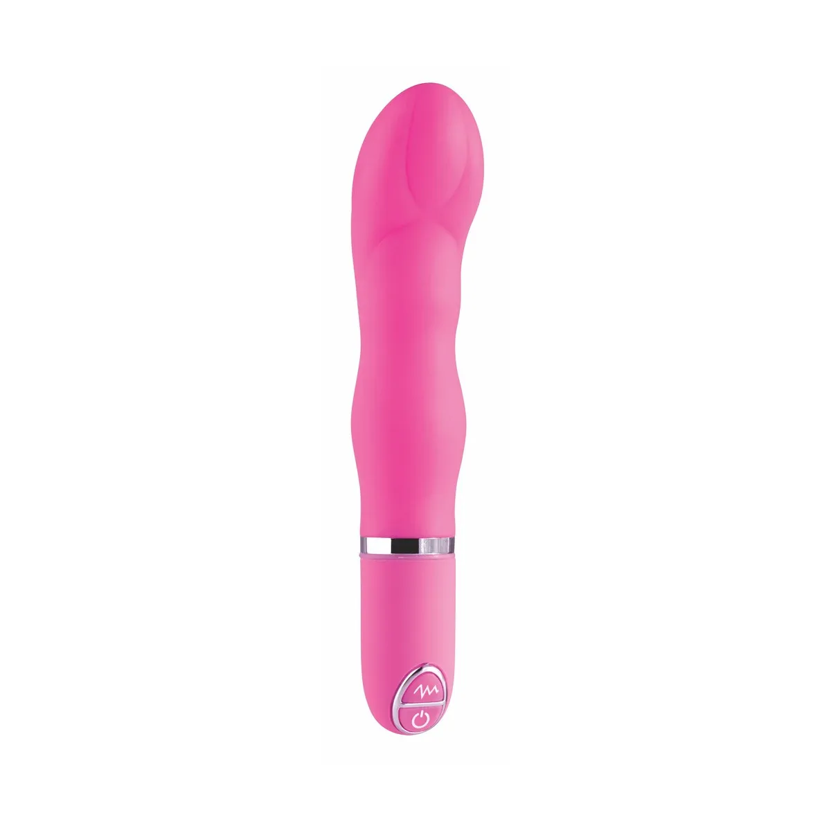 Vibratore Classico donna curvo fucsia 15,5 cm