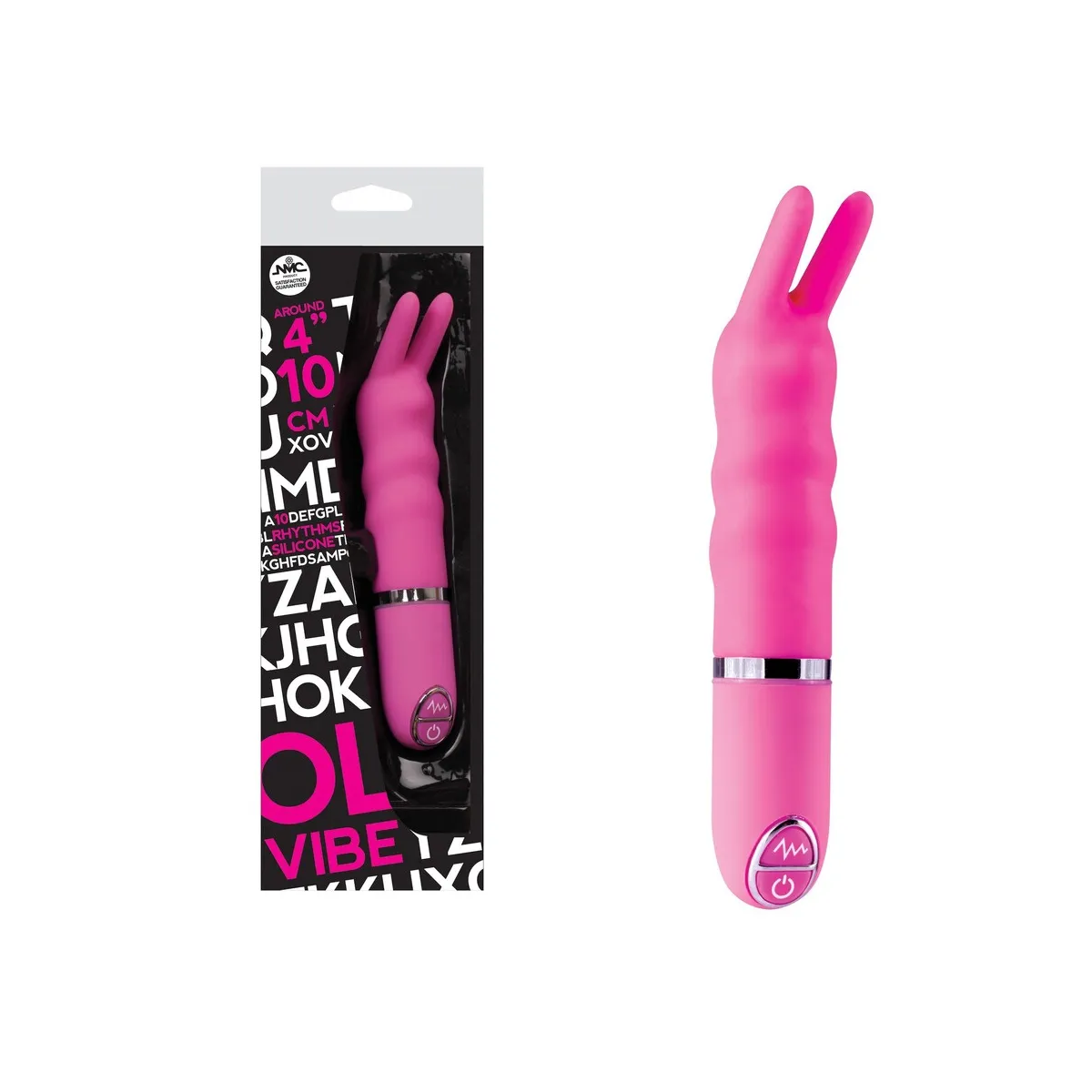 Vibratore classico per clitoride fucsia 10 cm
