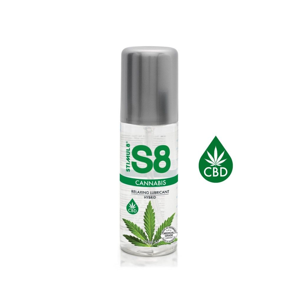 Lubrificante intimo gel vaginale cbd mariuana S8 Hybrid Cannabis Lube 125ml