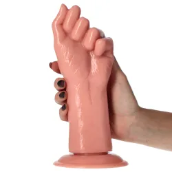 Pugno fisting realistico Ø 8,6 cm con ventosa