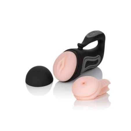 Masturbatore doppio vagina ano Grip-N-Stroke