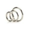 Kit 3 anelli fallici in metallo Silver ring Kit 3 anelli fallici in metallo Silver ring