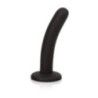 Dildo curvo Pegging Probe silicone nero