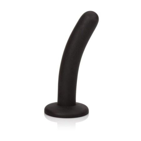 Dildo curvo Pegging Probe silicone nero