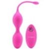 Palline vaginali vibranti telecomando fucsia Palline vaginali vibranti telecomando fucsia