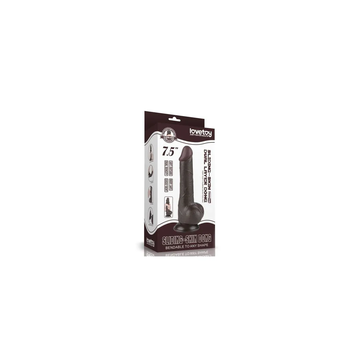 Dildo Realistico effetto pelle Kalyor 19.5 cm Dildo Realistico effetto pelle Kalyor 19.5 cm