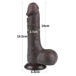 Dildo Realistico effetto pelle Ryken 19.5 cm Dildo Realistico effetto pelle Ryken 19.5 cm
