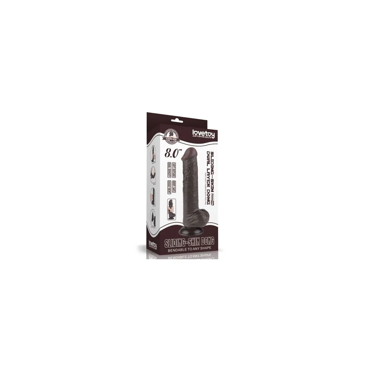 Dildo Realistico effetto pelle Varnok 21 cm Dildo Realistico effetto pelle Varnok 21 cm