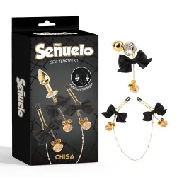 Kit Buttplug e Pinze Capezzoli Sexy