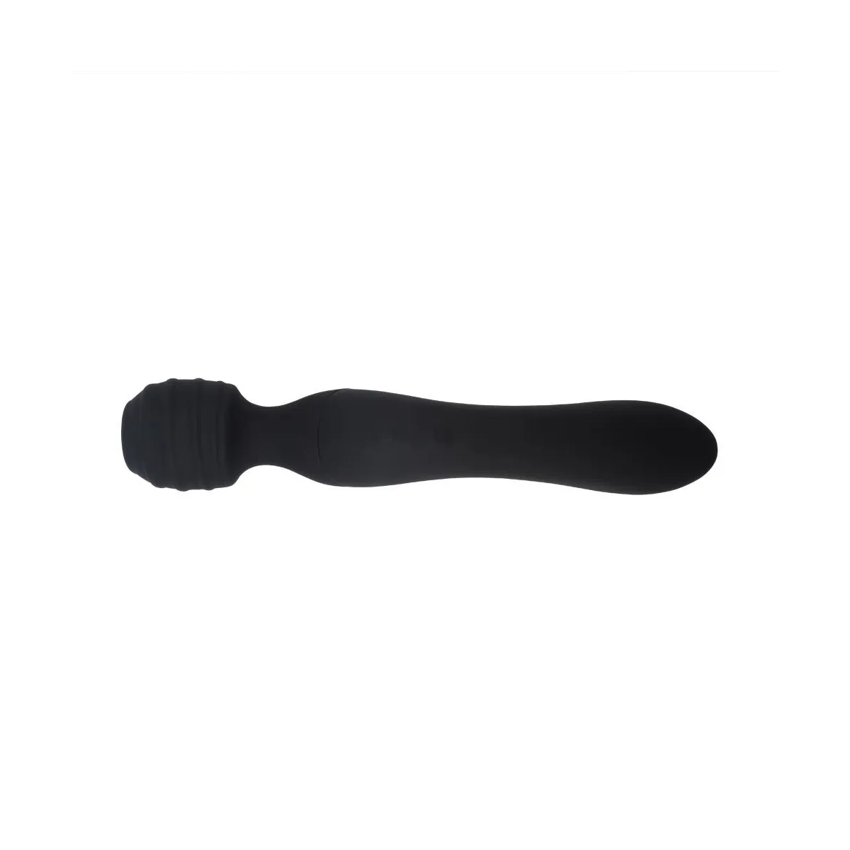 Vibratore Wand doppio piacere nero 22 cm Vibratore Wand doppio piacere nero 22 cm