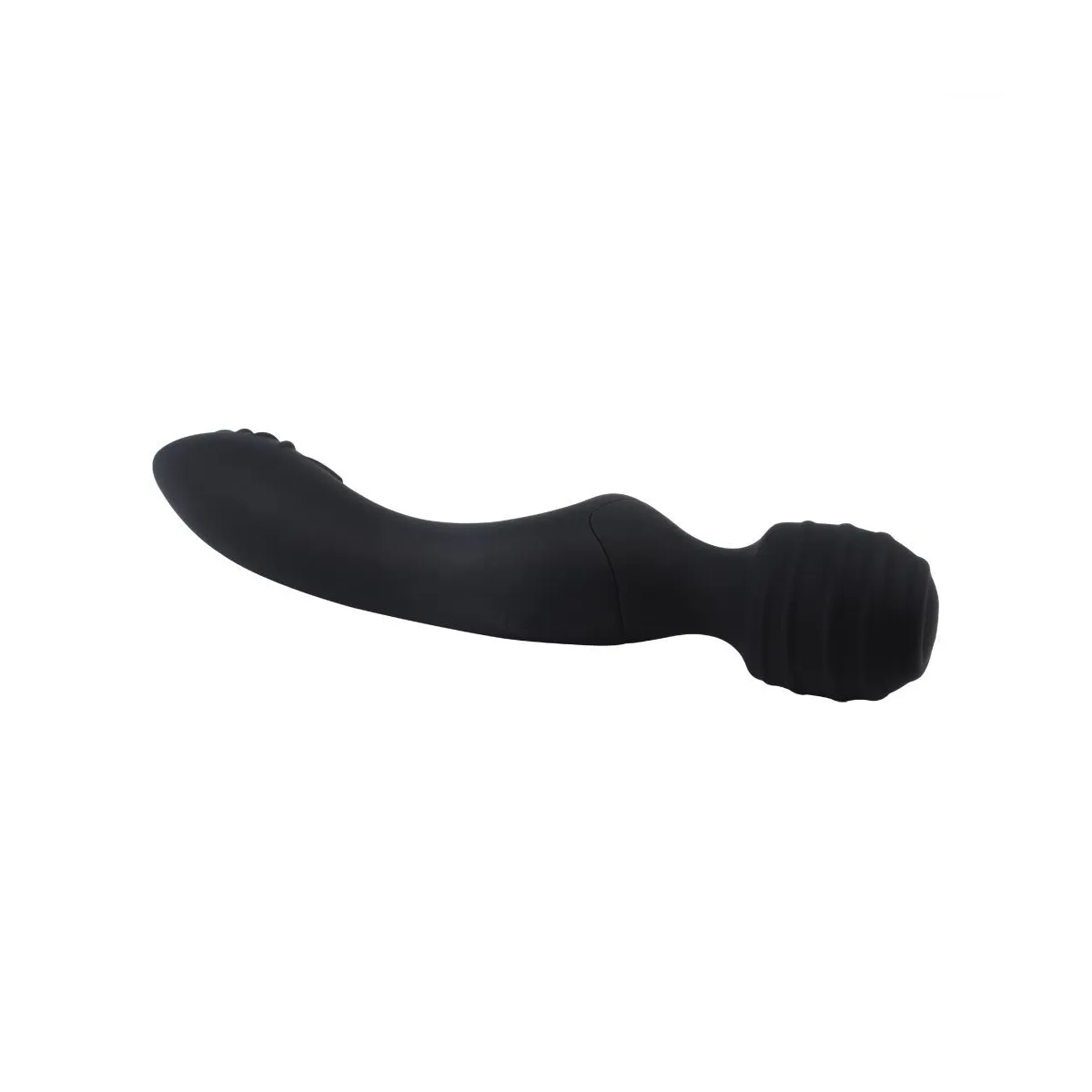 Vibratore Wand doppio piacere nero 22 cm Vibratore Wand doppio piacere nero 22 cm