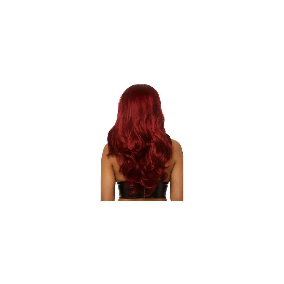 Parrucca Realistica sexy lunga rosso mogano