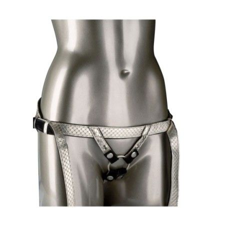 Imbracatura dorata strapon donna Her Royal