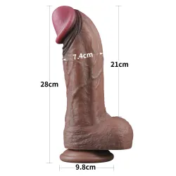 Dildo Maxi realistico XXL Virel 28 cm Dildo Maxi realistico XXL Virel 28 cm