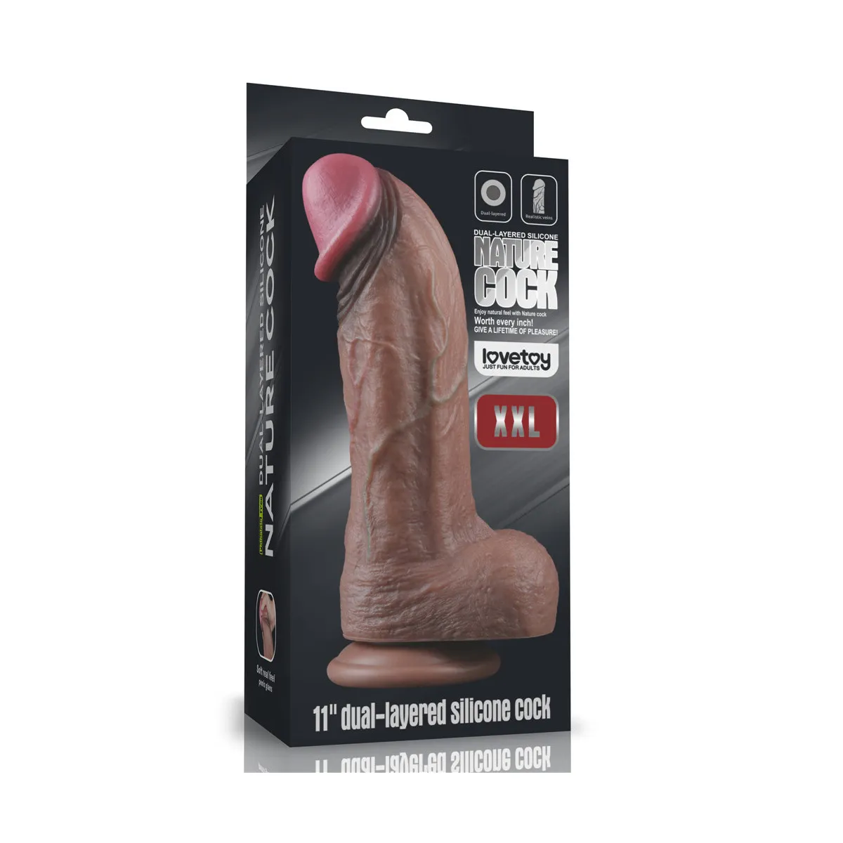 Dildo Maxi realistico XXL Virel 28 cm Dildo Maxi realistico XXL Virel 28 cm
