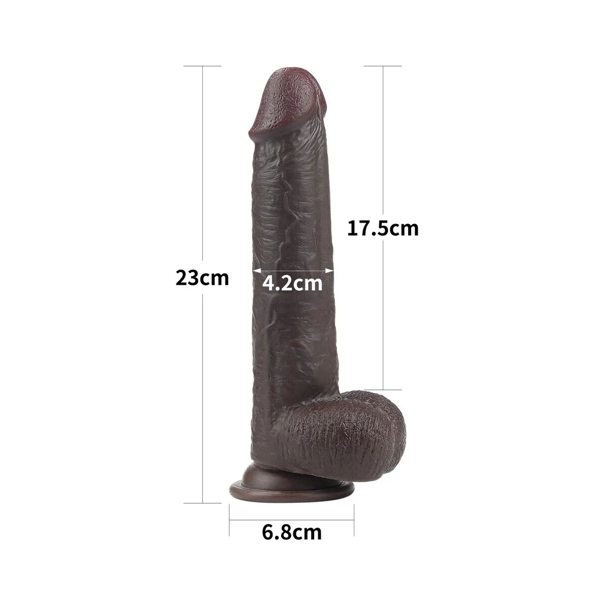 Dildo Realistico effetto pelle Valtrix 23 cm Dildo Realistico effetto pelle Valtrix 23 cm