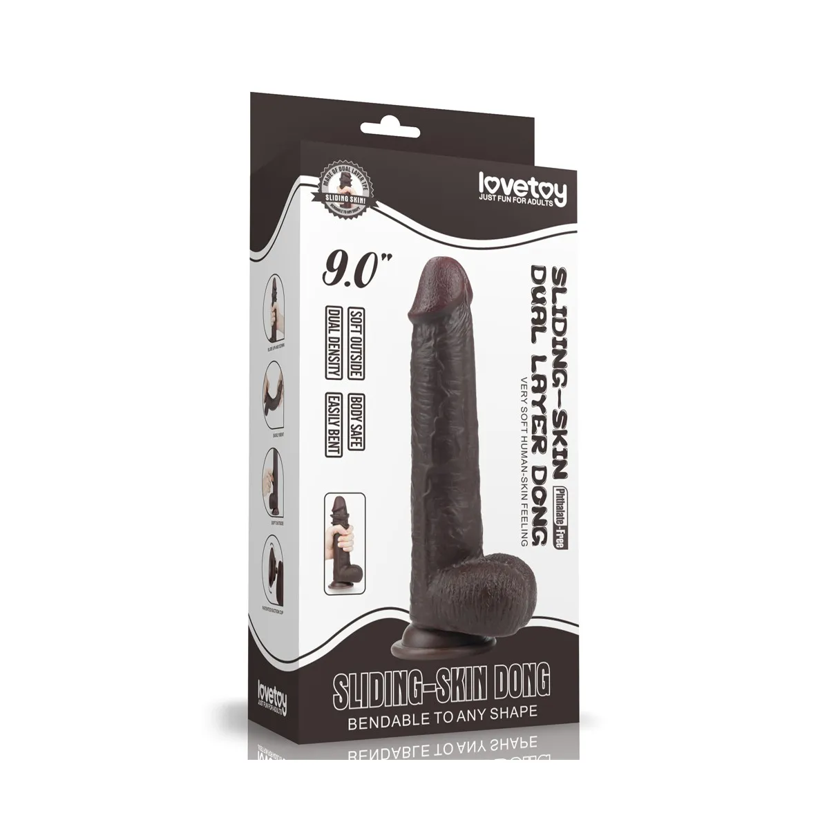 Dildo Realistico effetto pelle Valtrix 23 cm Dildo Realistico effetto pelle Valtrix 23 cm