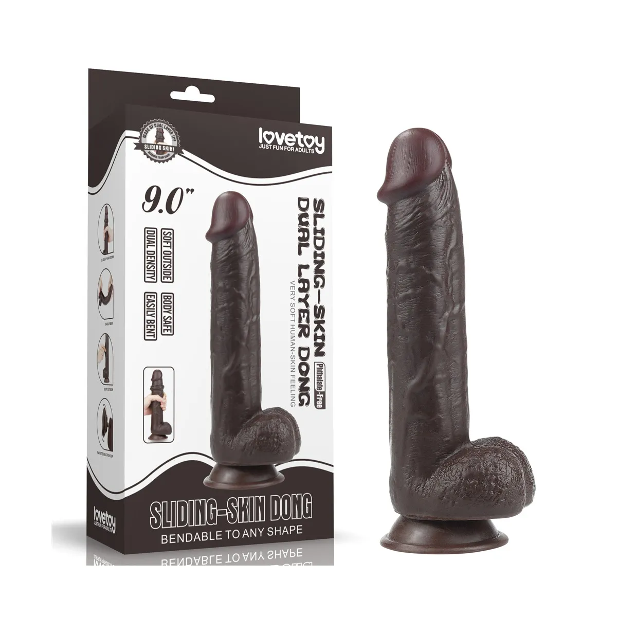 Dildo Realistico effetto pelle Ravien 23,5 cm Dildo Realistico effetto pelle Ravien 23,5 cm