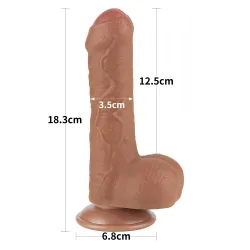 Dildo Realistico effetto pelle Kite 18,3 cm Dildo Realistico effetto pelle Kite 18,3 cm