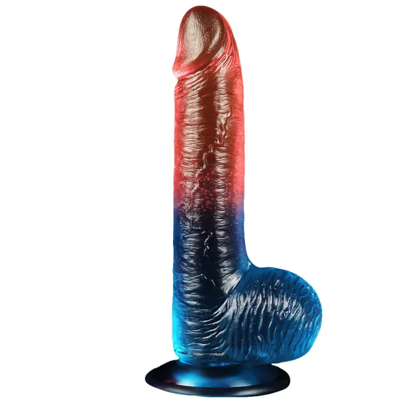 Dildo Realistico bicolor velvet touch 19 cm