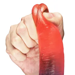 Dildo Realistico bicolor velvet touch 19 cm Dildo Realistico bicolor velvet touch 19 cm