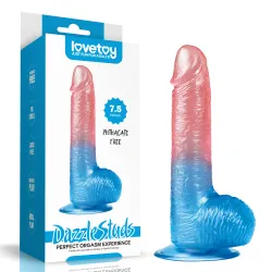 Dildo Realistico bicolor velvet touch 19 cm Dildo Realistico bicolor velvet touch 19 cm