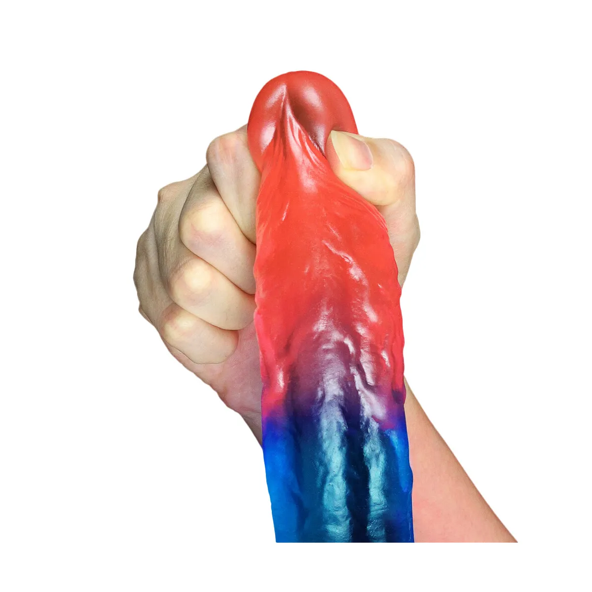 Dildo Realistico bicolor Veloro 20 cm Dildo Realistico bicolor Veloro 20 cm