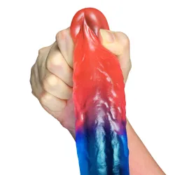 Dildo Realistico bicolor Veloro 20 cm Dildo Realistico bicolor Veloro 20 cm