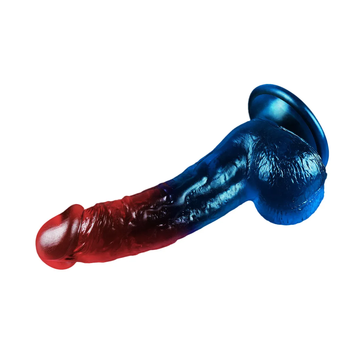 Dildo Realistico bicolor Veloro 20 cm Dildo Realistico bicolor Veloro 20 cm