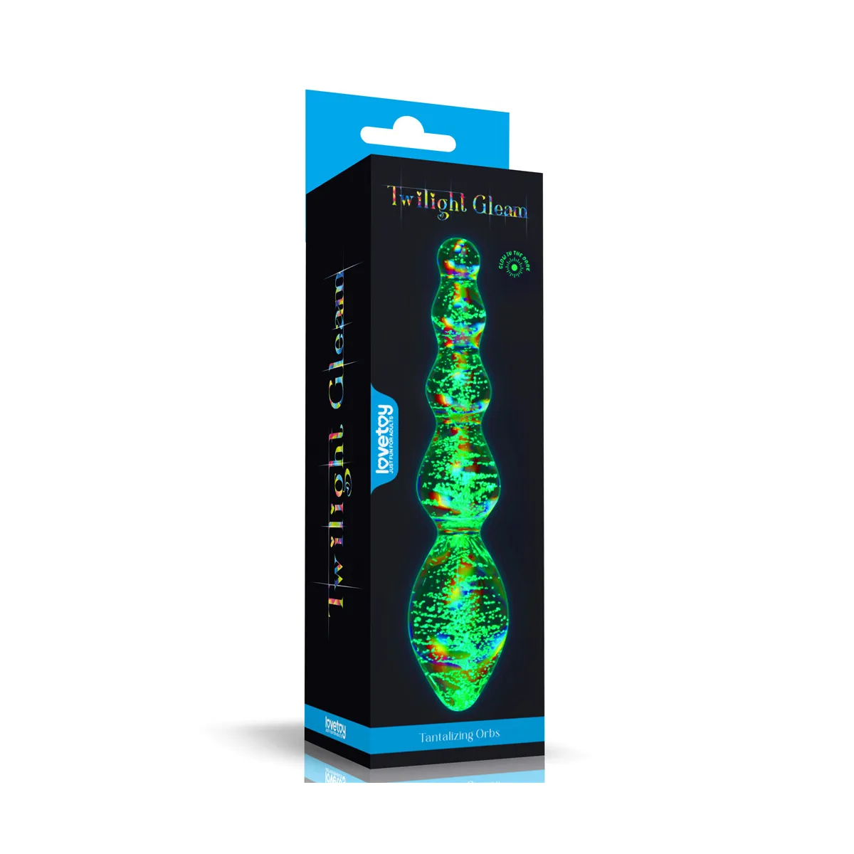 Dildo Vetro Anale fluorescente 16,3 cm