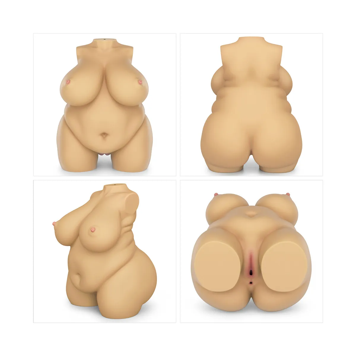 Masturbatore uomo mini busto femminile curvy