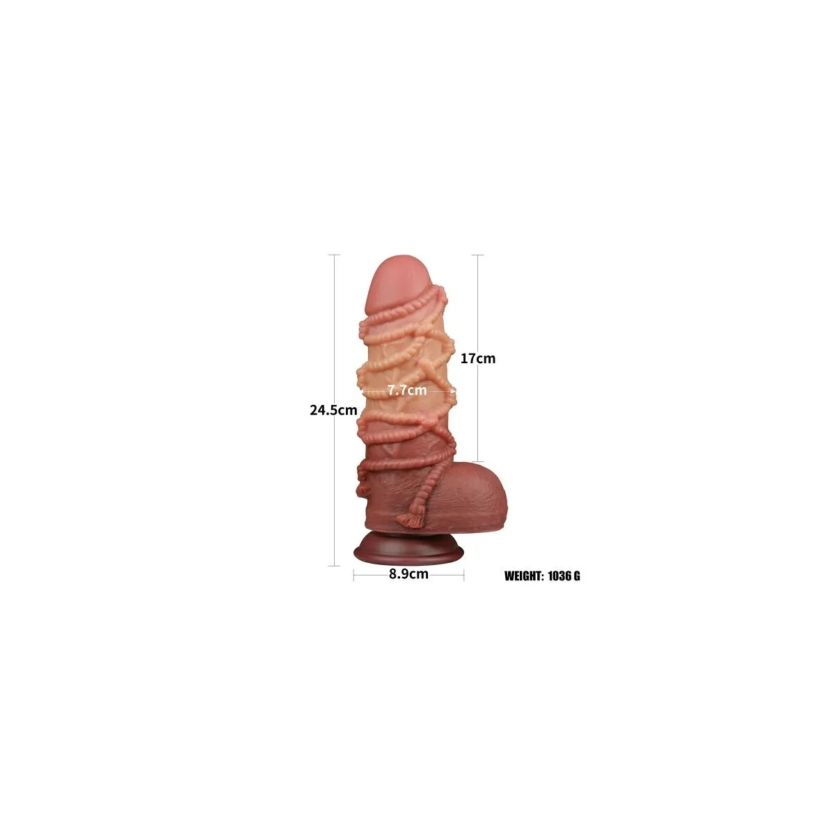 Dildo Maxi shibari 24,5 cm Dildo Maxi shibari 24,5 cm