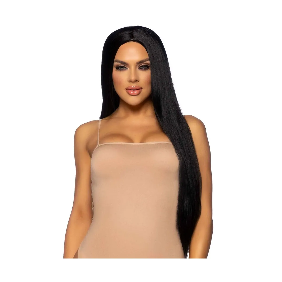 Parrucca realistica sensuale lunga liscia Parrucca realistica sensuale lunga liscia